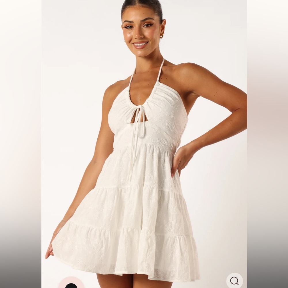 Petal & Pup Rilie halterneck mini dress